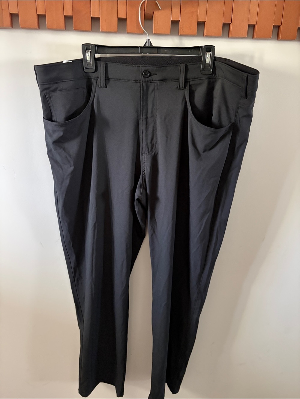 Perry Ellis Black Slim Stretch Chinos